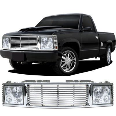 <strong>Chevy</strong> S10 <strong>1998</strong>-2004 Black <strong>Headlights</strong> and Tail <strong>Lights</strong> | A128EL19213. . 1998 chevy silverado grille and headlight conversion